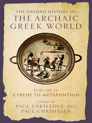cover image of The Oxford History of the Archaic Greek World